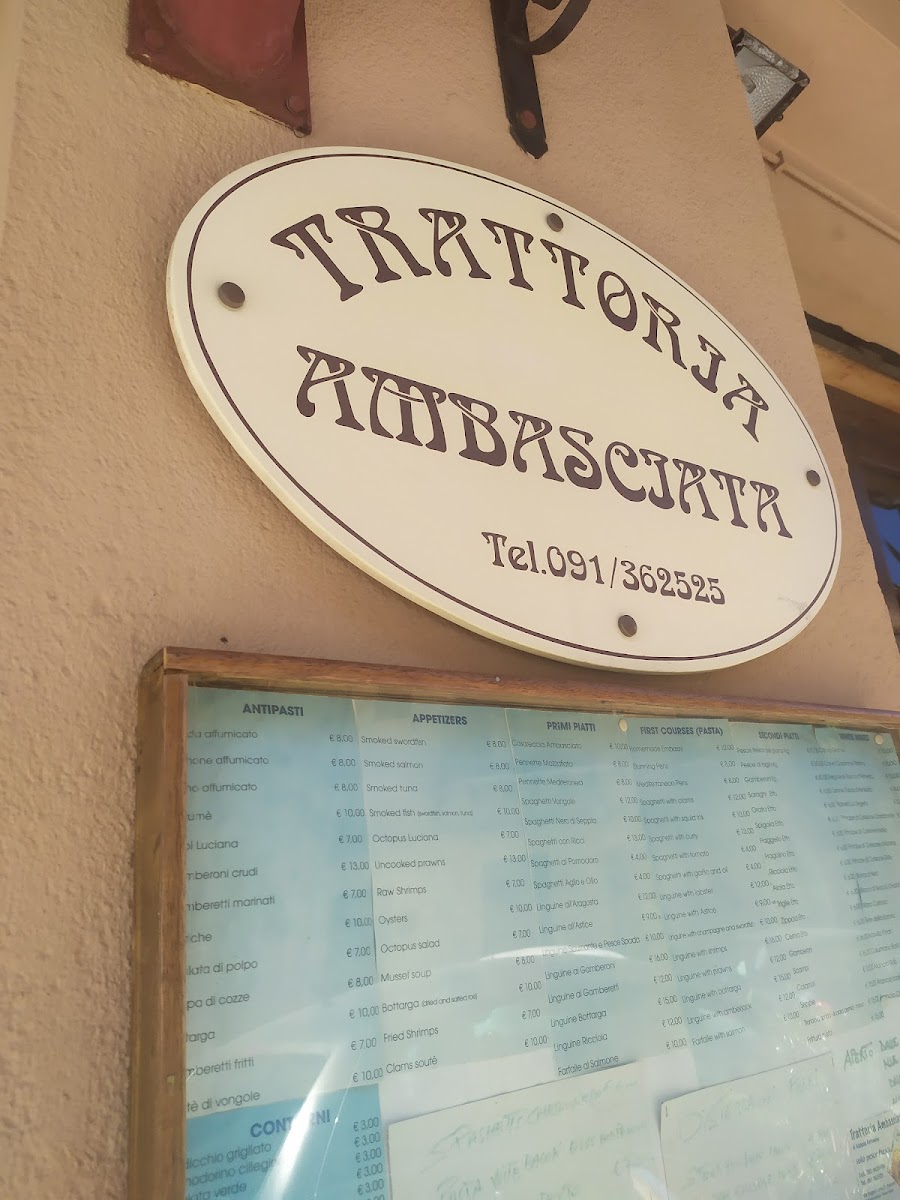 Menu Trattoria Ambasciata Di Giordano Carmela-2